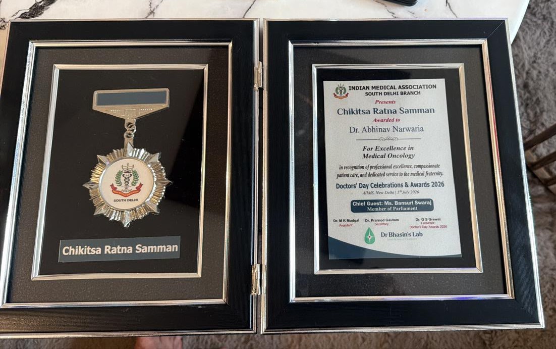 best cancer doctor in Shalimar Bagh Award